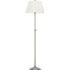 Oxford Golvlampa 155cm Offwhite/Antikmässing