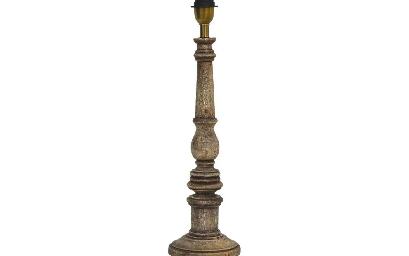 Oxford Lampfot 54cm Åldrat Trä