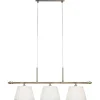 Oxford Taklampa 82,5cm Offwhite/Antik Mässing
