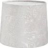 Paisley Lampskärm Ø20cm Sammet Grå