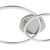 Palmaves Plafond 55cm LED 3000-6500K 9,5W med Fjärrkontroll Silver