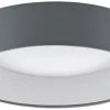 Palomaro Plafond 32cm LED 3000K 10,8W Grå