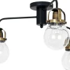 Paris Plafond 66cm Klarglas/Oxid