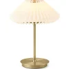 Paris Uppladdningsbar Bordslampa 28cm Mässing/Vit