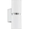 Passa Vägglampa LED 3000K 2x3W Krom/Vit