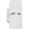 Passa Vägglampa LED 3000K 2x3W Krom/Vit