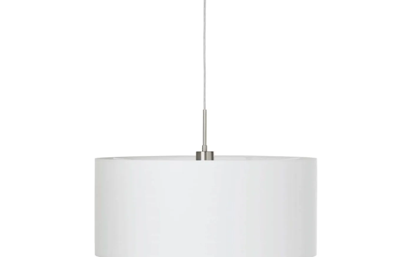 Pasteri Taklampa 53cm Vit/Nickel