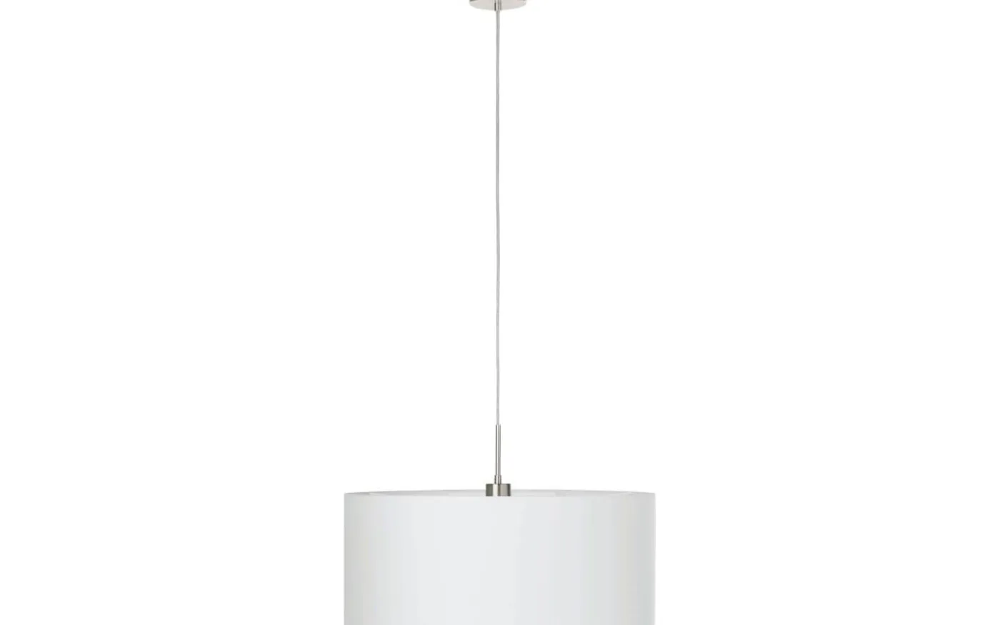 Pasteri Taklampa 53cm Vit/Nickel