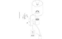 Pasteri Vägglampa LED 3000K 3,5W Nickel/Vit Koppar insida