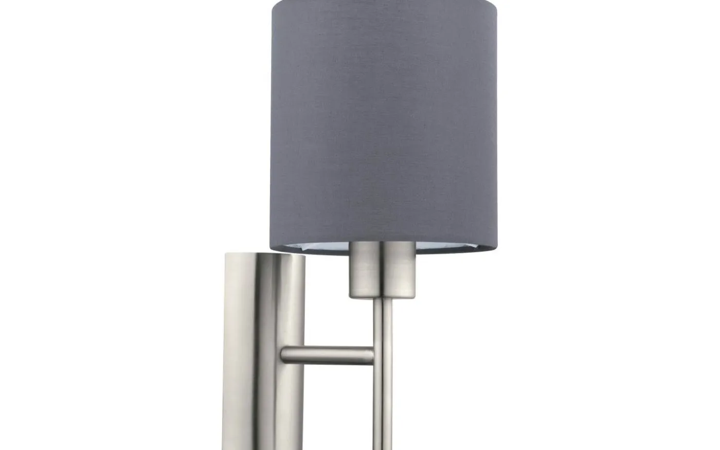 Pasteri Vägglampa Nickel/Grå