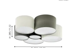 Pastore Plafond 99cm Färgmix