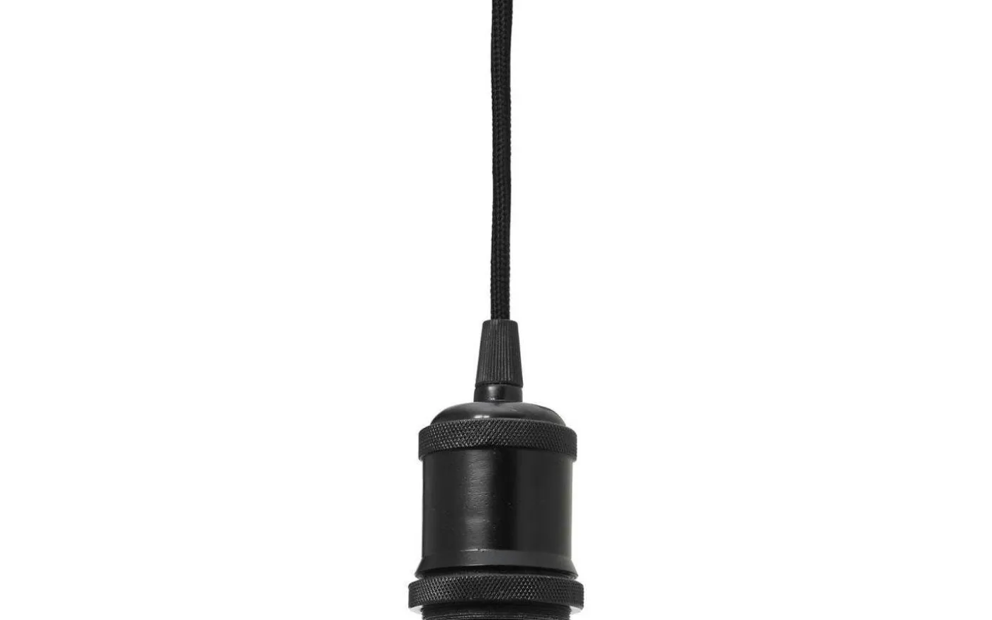Pendel E27 3,5m Svart