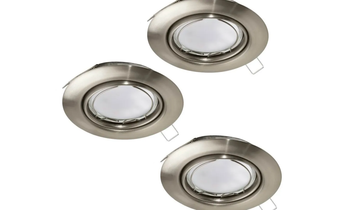 Peneto Spotlight 3-Pack GU10 LED 3000K 3x4,6W Nickel