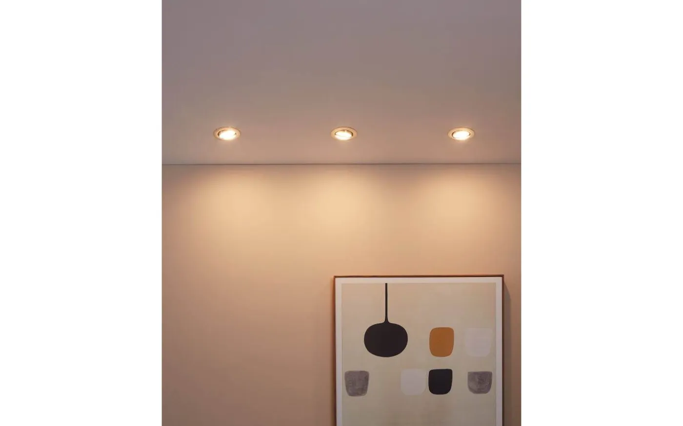 Peneto Spotlight 3-Pack GU10 LED 3000K 3x4,6W Nickel