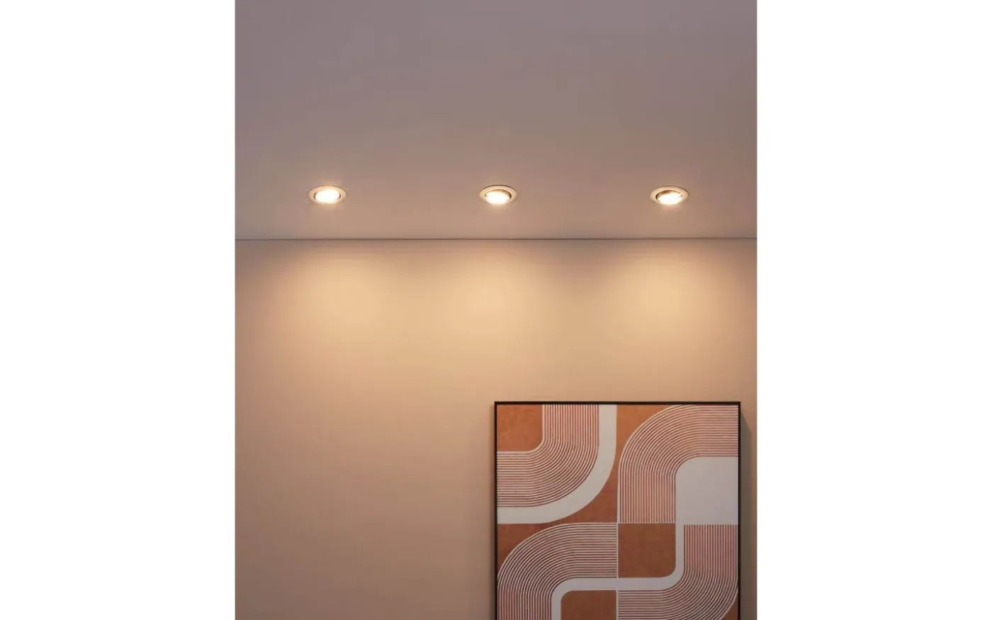 Peneto Spotlight 3-Pack GU10 LED 3000K 3x4,6W Krom