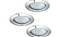 Peneto Spotlight 3-Pack GU10 LED 3000K 3x2,8W Krom