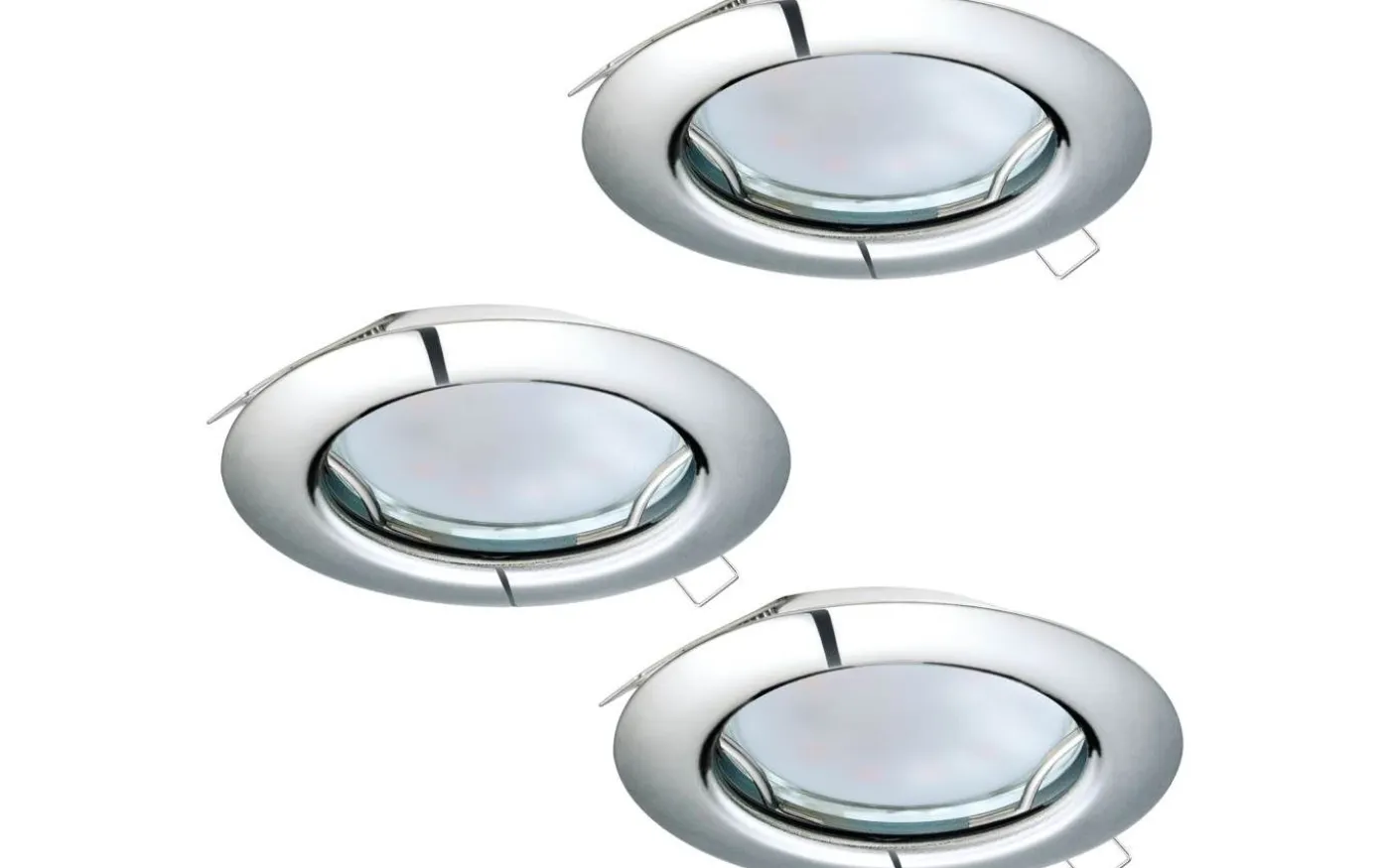 Peneto Spotlight 3-Pack GU10 LED 3000K 3x2,8W Krom
