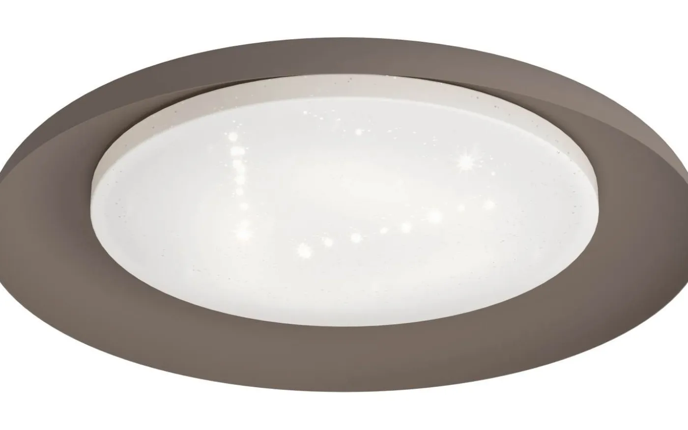 Penjamo Plafond 46,5cm LED 3000K 17W Brun