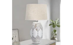 Perfect Bordslampa 67cm Vit/Beige