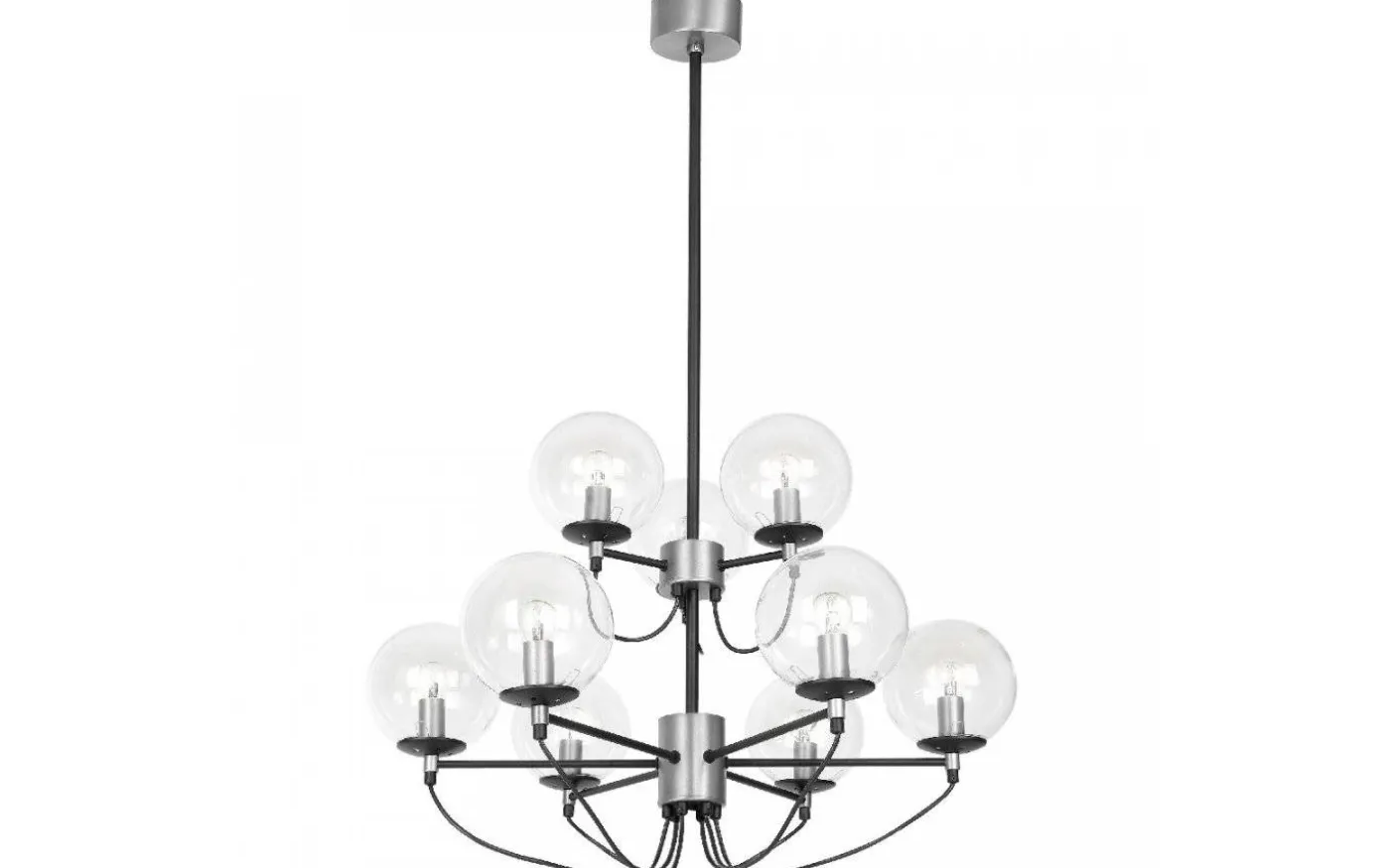 Perla 9 Taklampa 95cm Silver