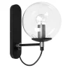 Perla 1 Vägglampa E14 Silver/Svart