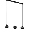 Perpigo Taklampa 87cm GU10 LED 3000k 3x4,5W Svart