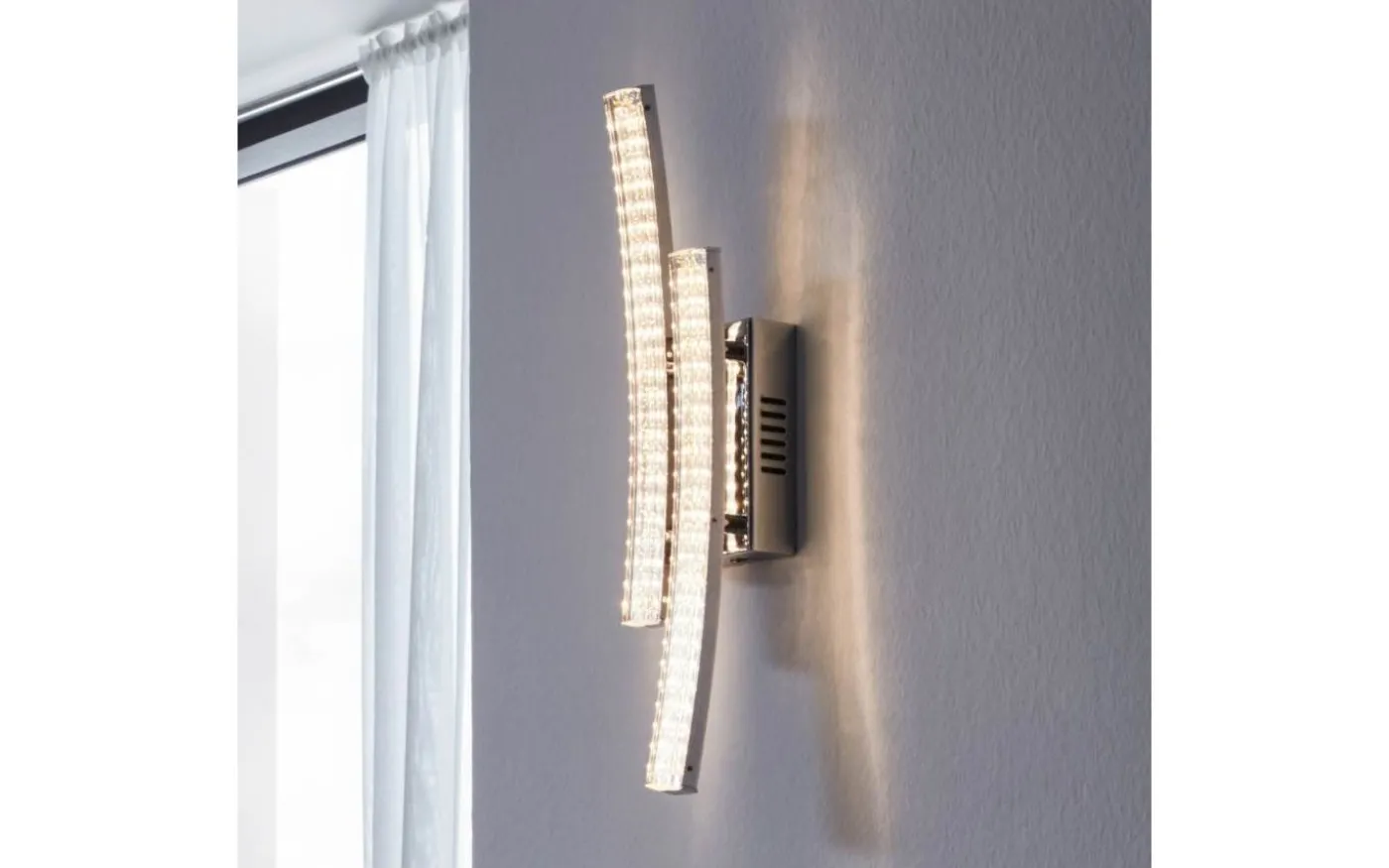 Pertini Plafond 33cm LED 3000K 6,6W Krom