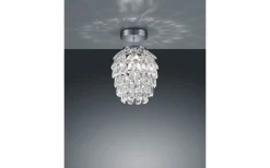 Petty Plafond 20cm E14 krom/transparent