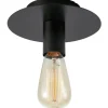 Piatto Plafond 18cm Matt Svart