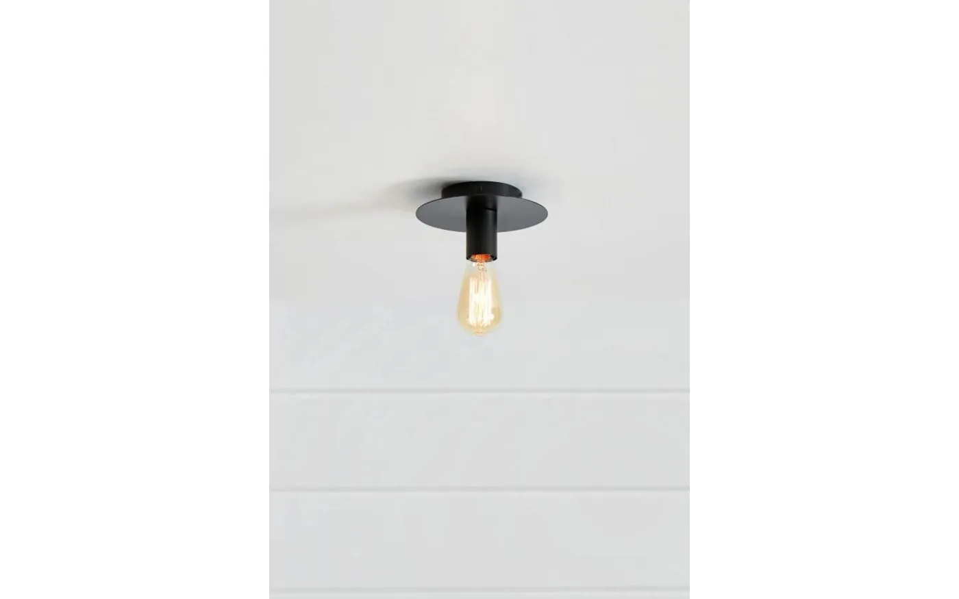 Piatto Plafond 18cm Matt Svart