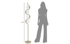 Piccolo Golvlampa 165cm Guld