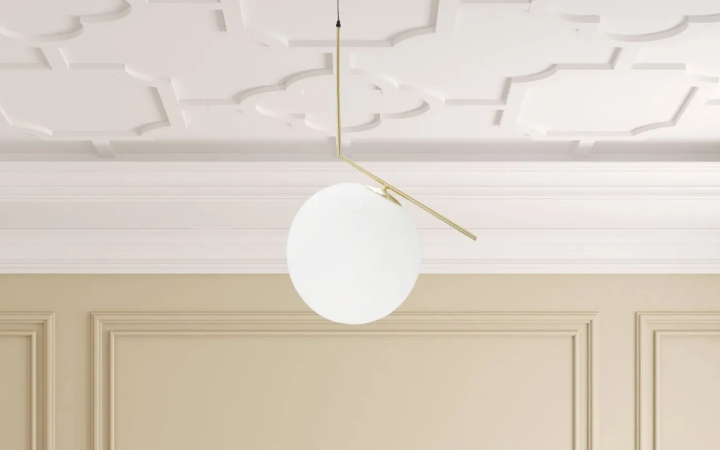 Piccolo Taklampa 100cm Guld