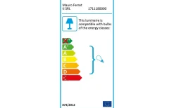 Piccolo Taklampa 100cm Guld