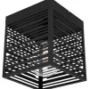 Piedritas Plafond 18cm Svart