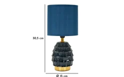 Pigny Bordslampa 30,5cm Blå