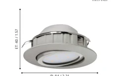 Pineda Spotlight 3-Pack LED 3000K 3x5,5W Nickel