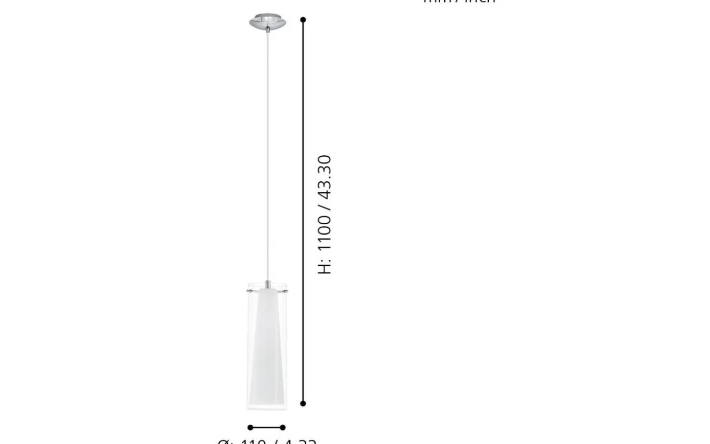 Pinto Fönsterlampa 11cm Vit