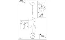 Pinto Fönsterlampa 11cm Vit