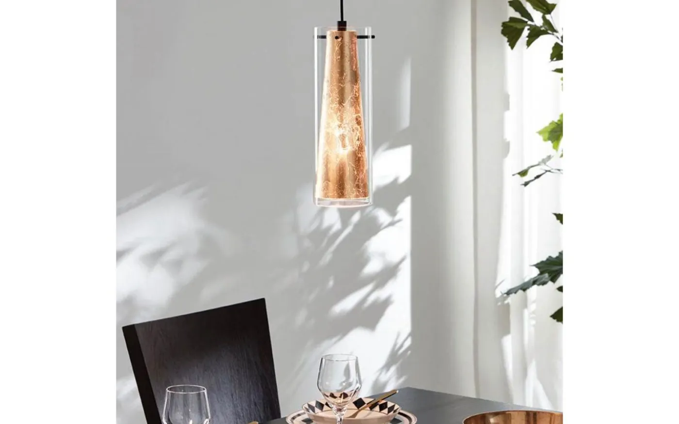 Pinto Gold Taklampa 91cm Guld