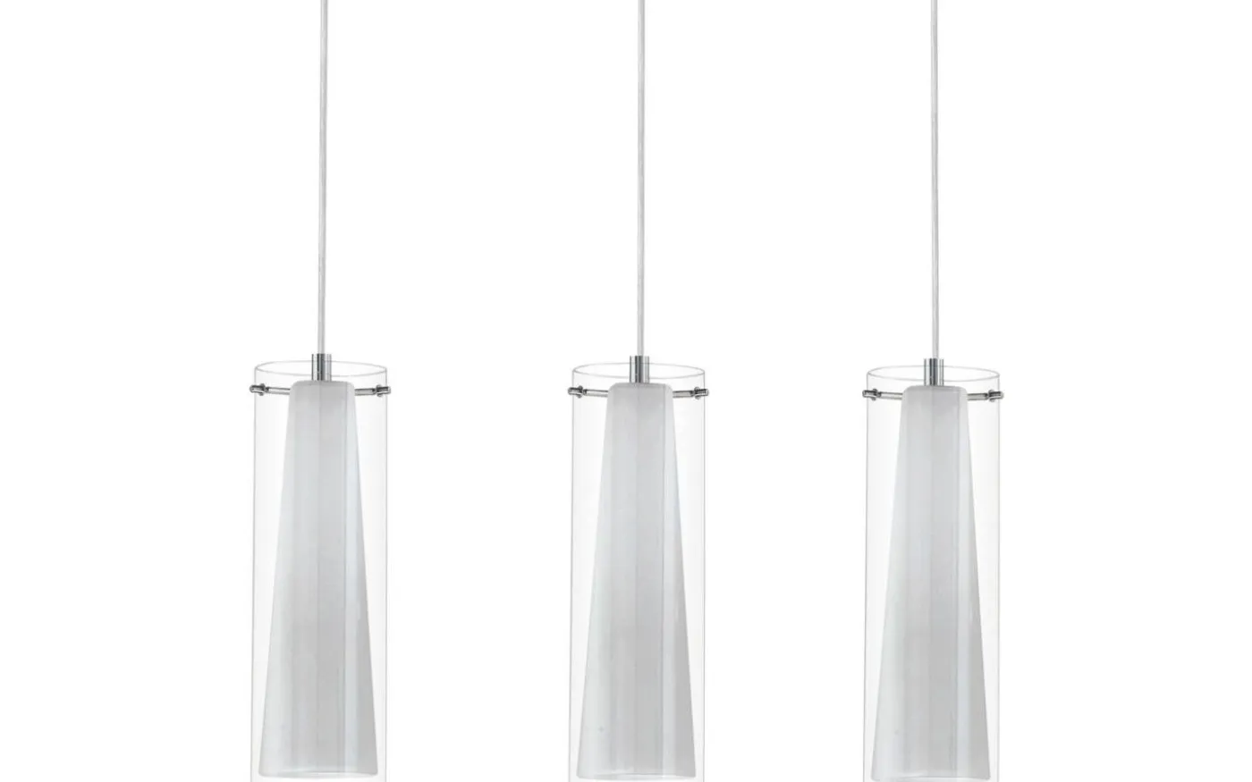 Pinto Taklampa 73cm Vit