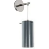 Pinto Textil Vägglampa Nickel/Grå