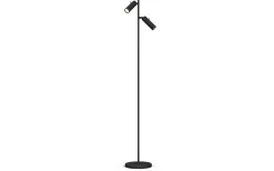 Pipeline Golvlampa 133cm 2L Mattsvart