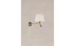 Pivot Vägglampa Offwhite/Antikmässing