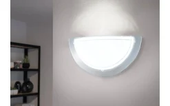 Planet Vägglampa Krom