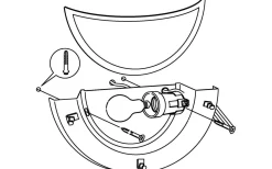Planet Vägglampa Krom