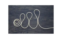 Plastclips ståendes för LED-Neonslang dubbel, 10-pack