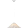Plisado Taklampa 50cm Vit