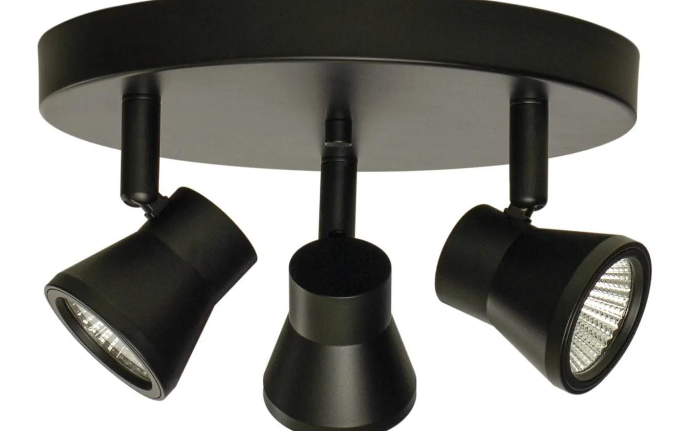 Pluto Takspotlight 20cm LED 3x5W 3000K Svart