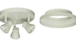 Pluto Takspotlight 20cm LED 3x5W 3000K Vit