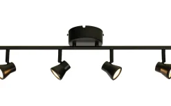Pluto Takspotlight 60cm LED 4x5W 3000K Svart